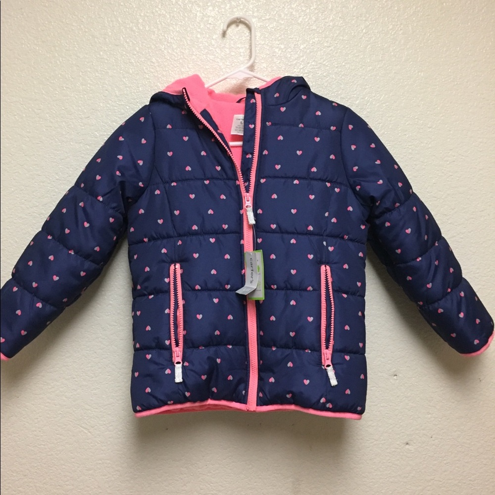 Blue/Pink Hearts Carter’s Coat